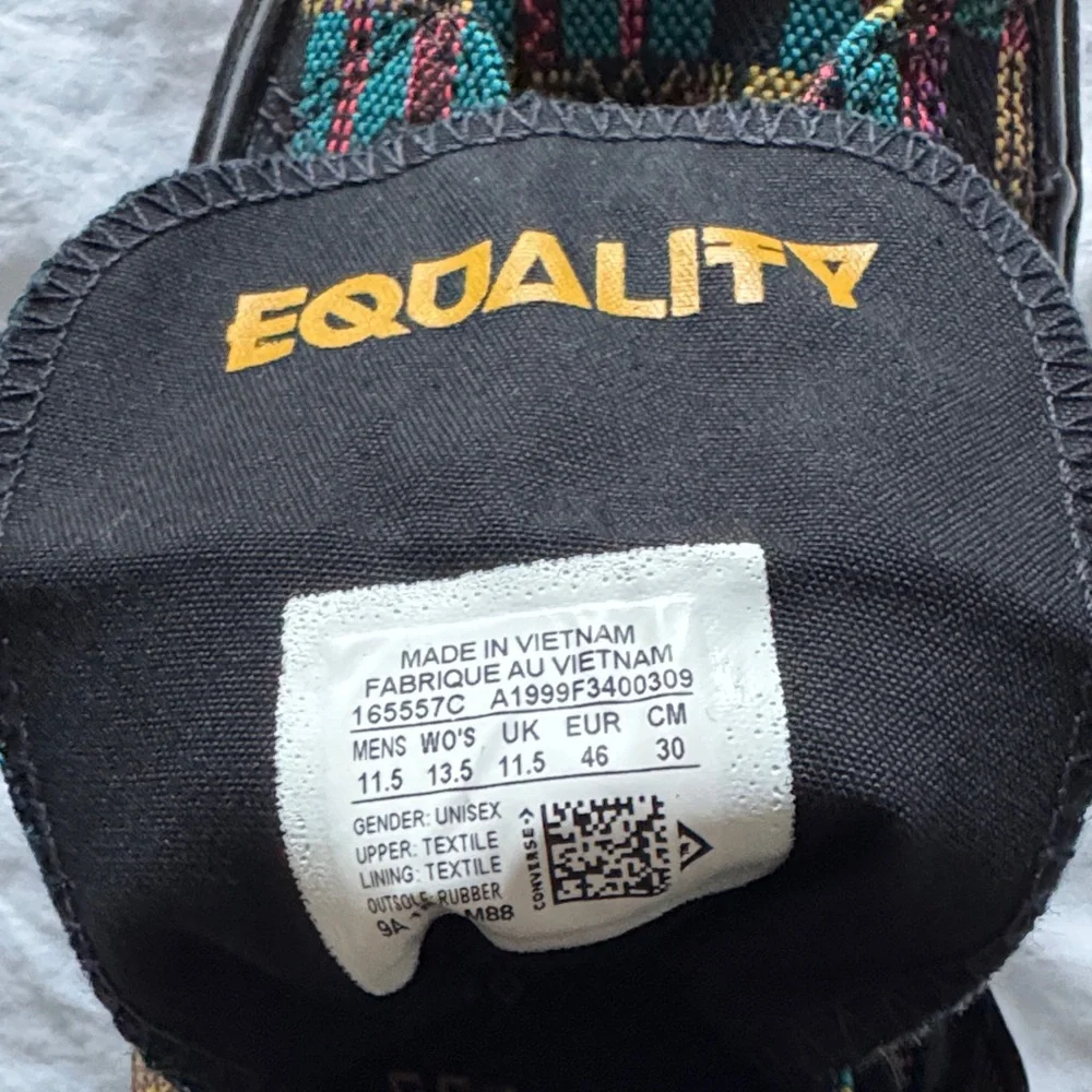 Converse Chuck 70 High Black History Month Sneakers NWT – Multicolor Mosaic - Picture 6 of 12